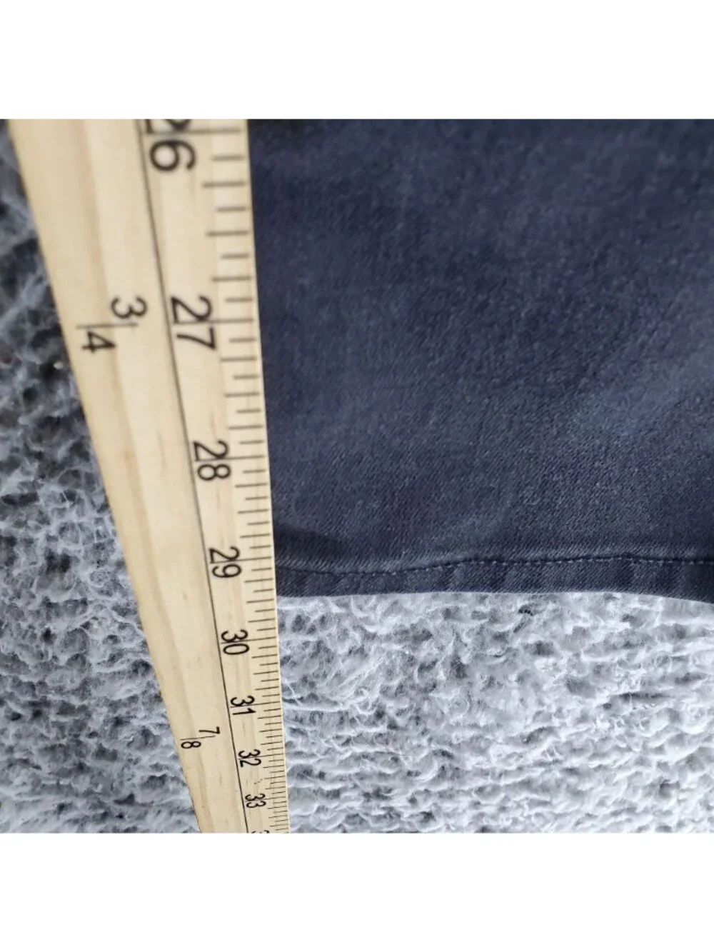 Banana Republic Jeans Mens 31x32 Black Slim Luxe Traveler Cotton Blend *Read*